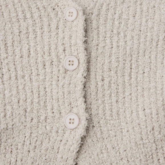 StyleWe, Comfy, Soft, Fluffy Cardigan, Color: Cream, Apricot, Beige, Size:XL - Picture 8 of 8